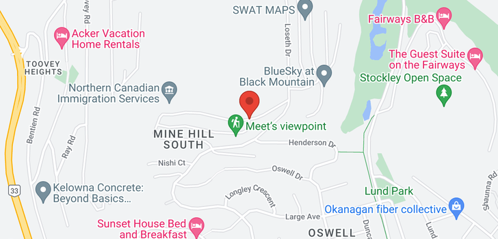 map of 1279 Mine Hill Drive